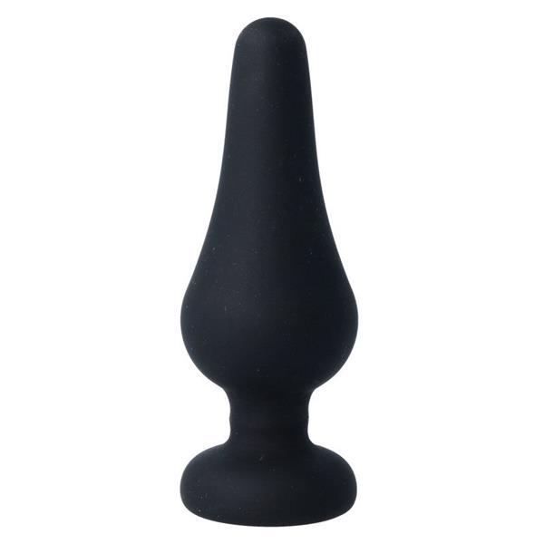 ANALNI PLUG PIPO L CRNI SILIKON 13 CM