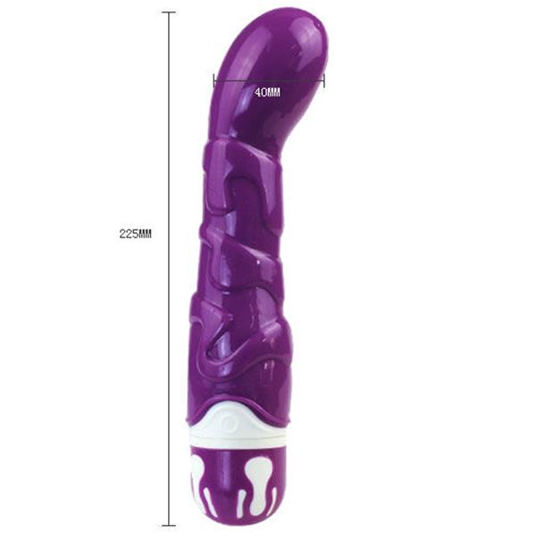 REALISTIC COCK 10 RHYTHMS SENSATION VIOLET