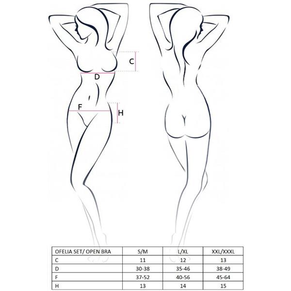 WOMAN OFELIA SET SIZE S/M