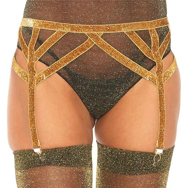 LUREX ELASTIC GARTER BELT ONE SIZE