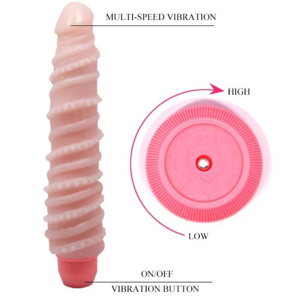 FLEXI VIBE SENSUAL SPIRAL VIBRATOR 19.5 CM