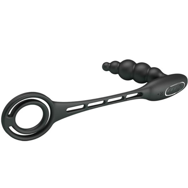 PENIS RINGS WITH VIBRATOR PLUG