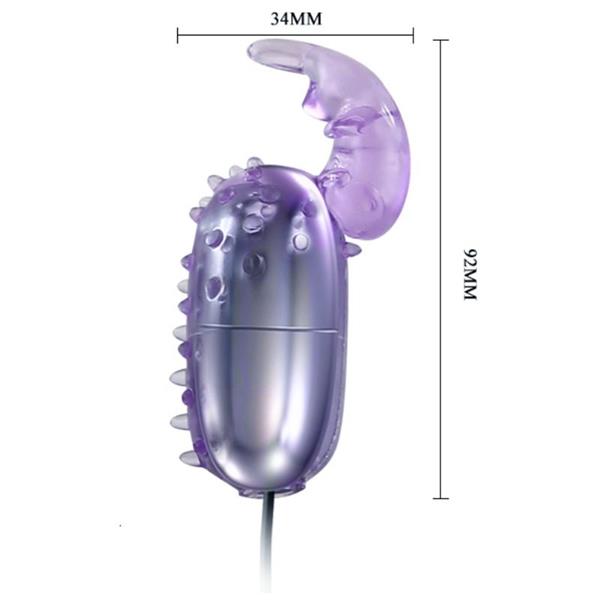 SUPER VIBRATOR VIBRATING EGG WITH STIMULATOR