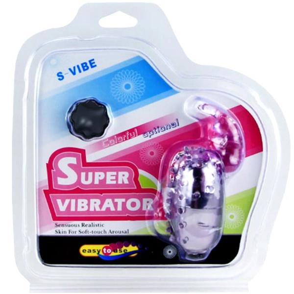 SUPER VIBRATOR VIBRATING EGG WITH STIMULATOR