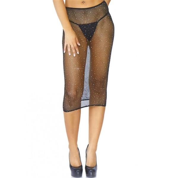 KRISTALIZIRANA RIBARSKA MREŽA MULTIDRESS CRNA O.S