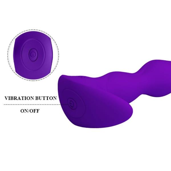 ANAL MASSAGER 12 LILAC VIBRATION MODES