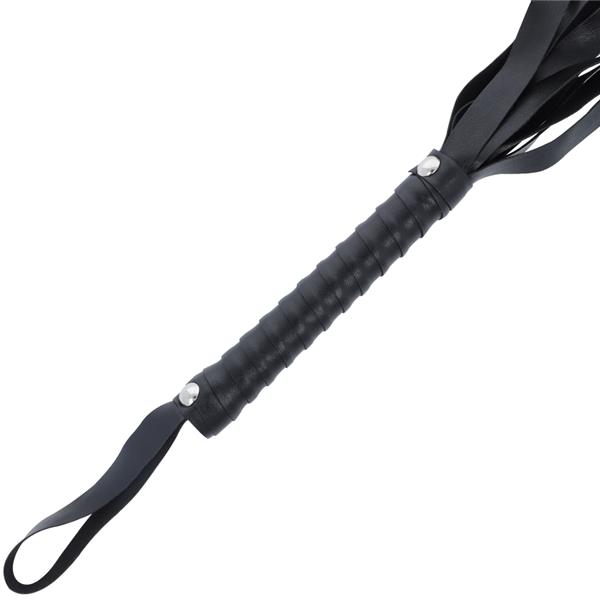 BLACK BONDAGE WHIP 51 CM