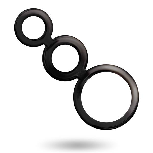 RINGS SET FOR PENIS - SMOKED