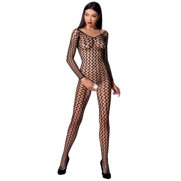 ŽENSKA BS068 BODYSTOCKING ČRNA ENA VELIKOST