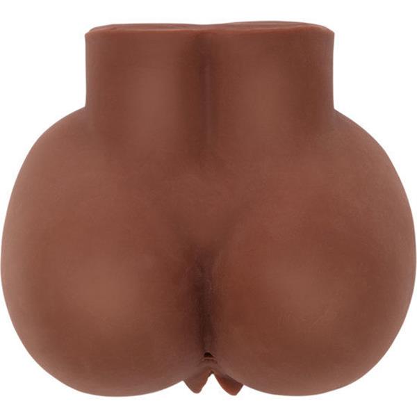 BIG ASS REALISTIC MASTURBATOR WITH BROWN VIBRATOR