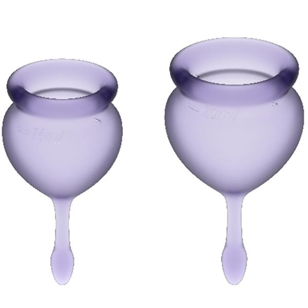 FEEL GOOD MENSTRUAL CUP TEMNO MODRA 15 + 20 ML