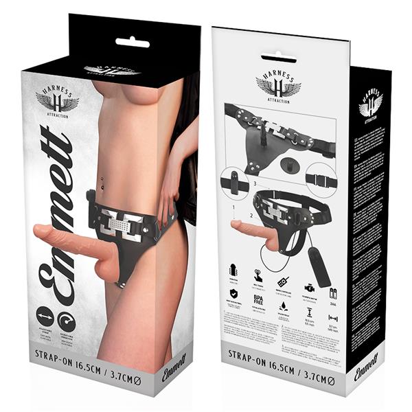 RNES EMMETT REALISTIC VIBRATOR 16.5 CM -O- 3.7 CM