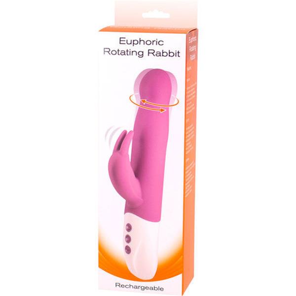EUPHORIC BUNNY VIBRATOR S LAVANDA ROTACIJOM