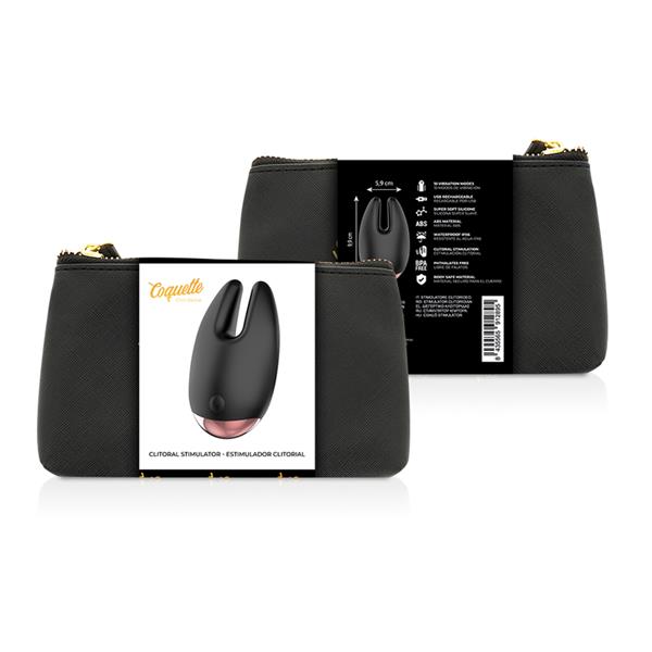 CLITORIAL STIMULATOR BLACK / GOLD