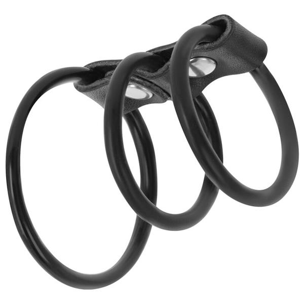 SET OF 3 FLEXIBLE PENIS RINGS