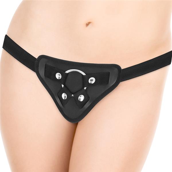 TOYS HARNESS + DONG ROZA SILIKON 20 CM -O- 4 CM