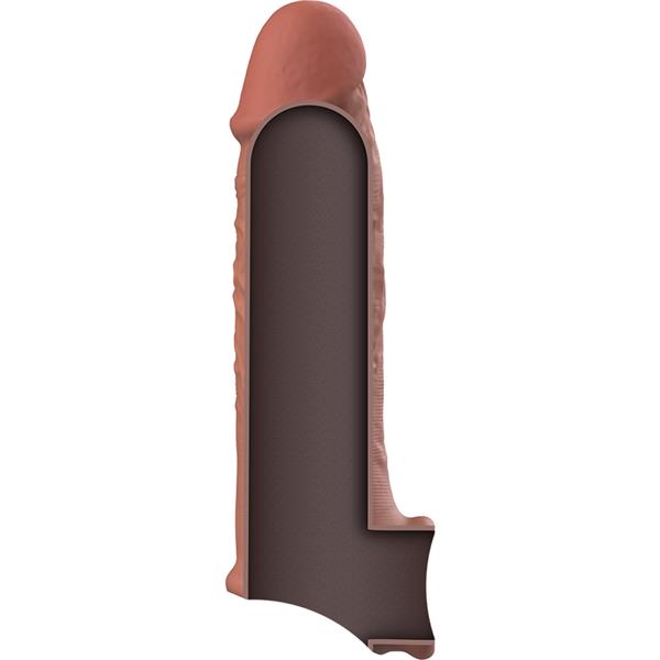 LIQUID SILICONE V9 BROWN PENIS EXTENSION