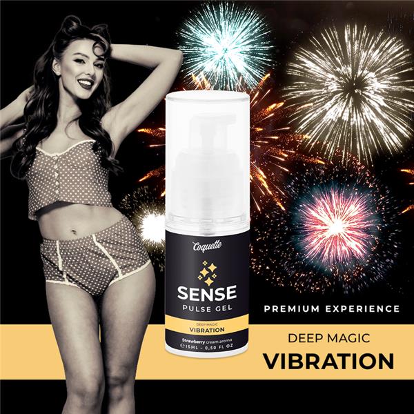 PULSE GEL STRAWBERRY MAGIC VIBRATION PREMIUM 15ML