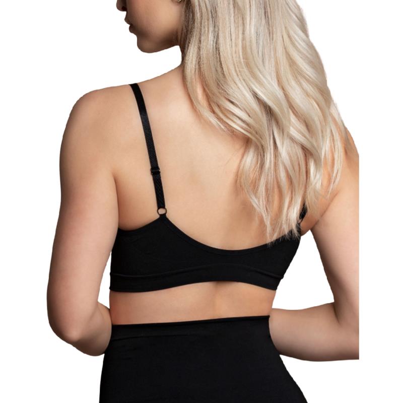 SREDNJA KONTROLA BRA BREZŠIVNA ČRNA SIZE S