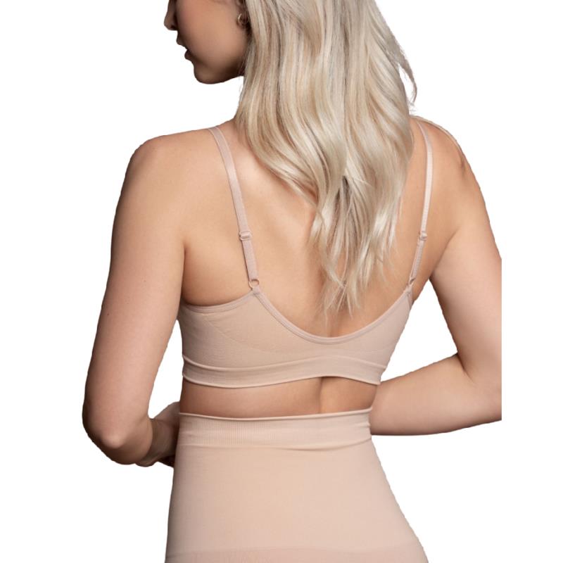SREDNJA KONTROLA BRA BREZŠIVNA ČRNA SIZE S