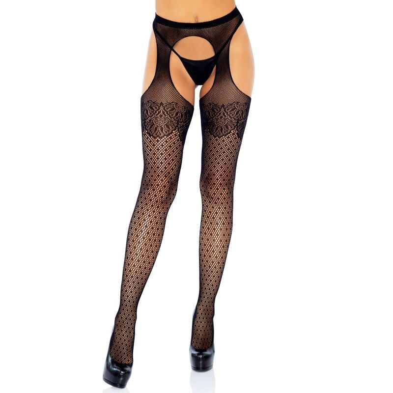POLKA DOT SUSPENDER HOSE ONE SIZE