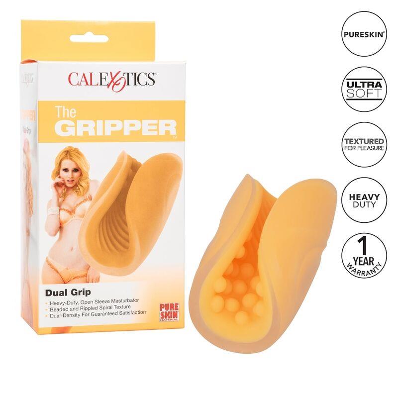 MASTURBATOR Z BEAD GRIP ORANŽNA