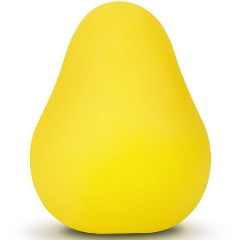 REUSABLE YELLOW TEXTURED MASTURBATOR EGG