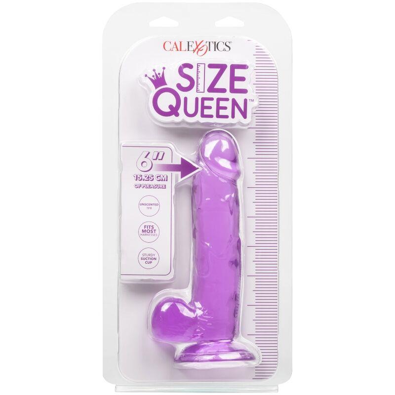 SIZE QUEEN DILDO PURPLE 15.3 CM