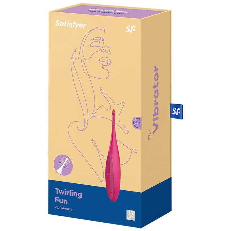 TWIRLING FUN TIP VIBRATOR PINK