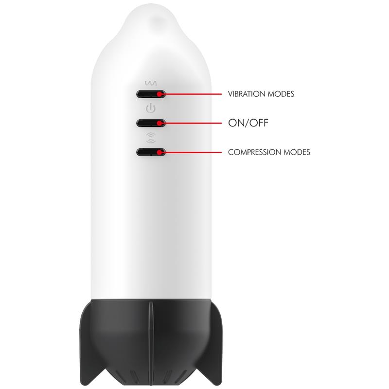 ROCKET MASTURBATOR SOFT COMPRESSION TECH AND VIBRATION