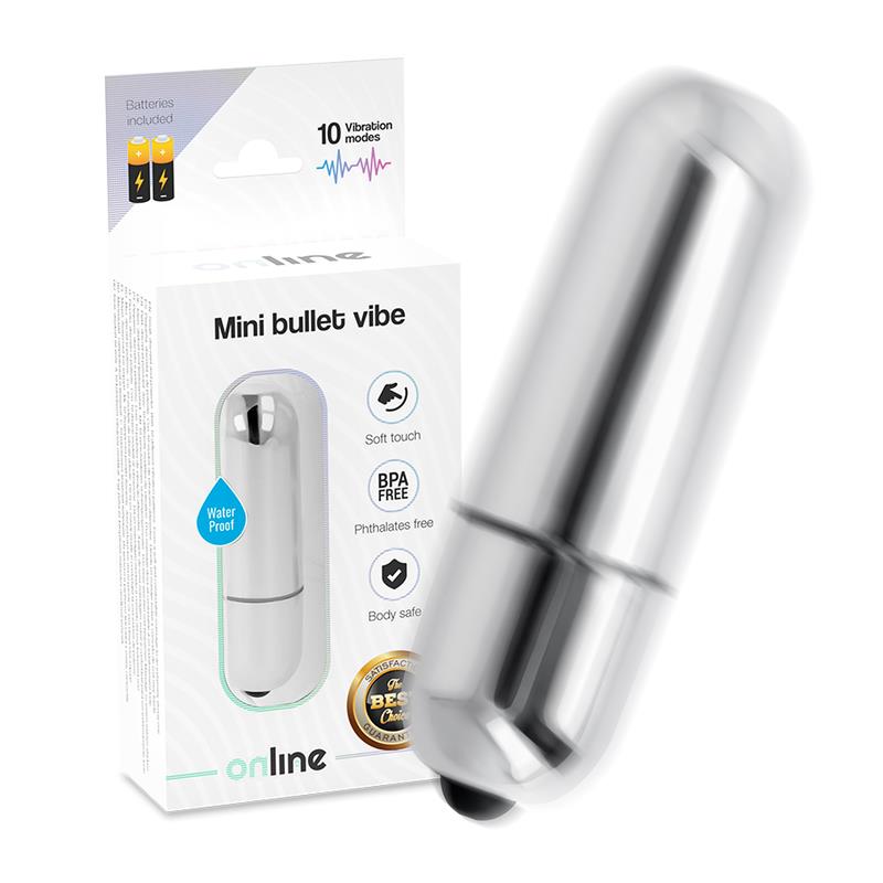 MINI BULLET VIBE SILVER