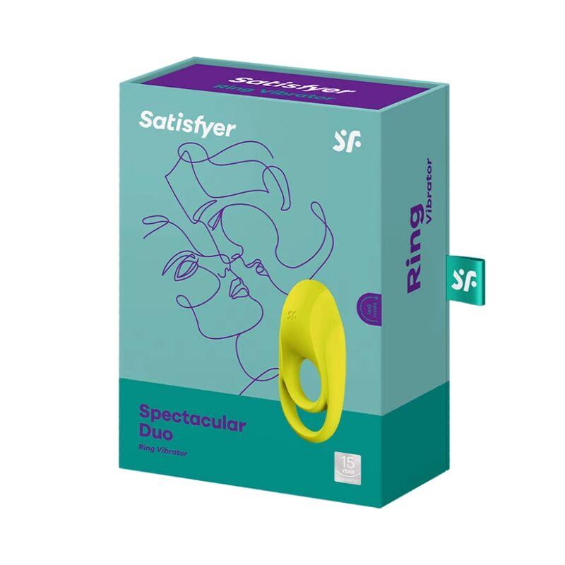 SPEKTAKULARNI DUO RING VIBRATOR YELLOW