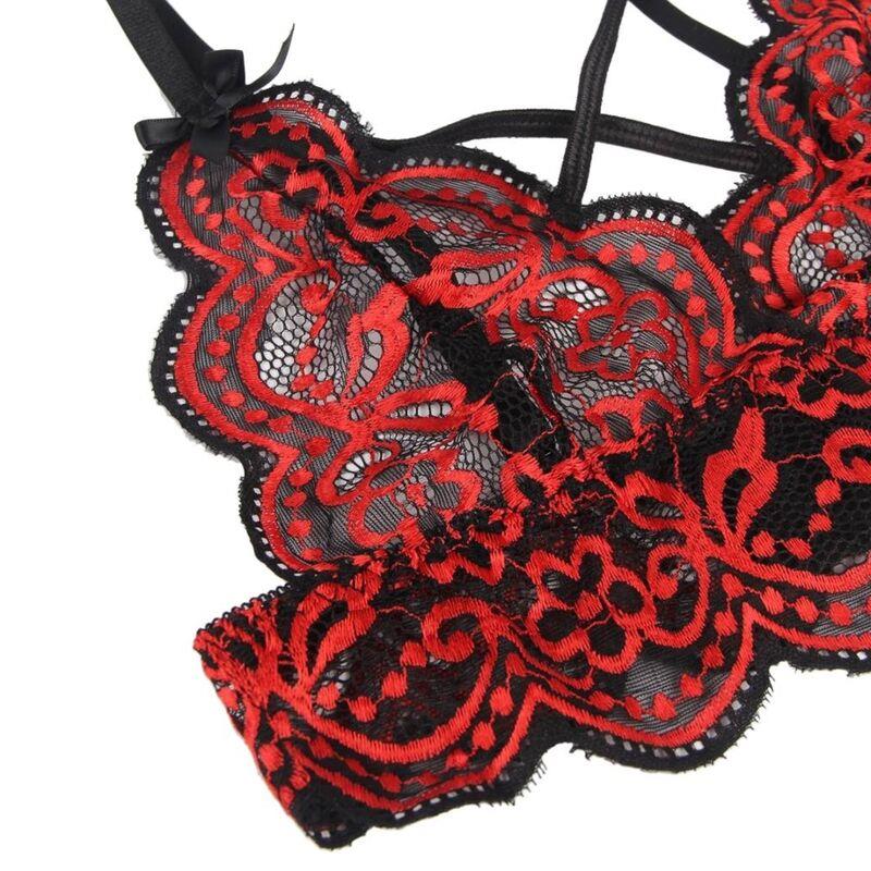 DVA DIJELA SET ČIPKASTI TOP I TANGA S/M