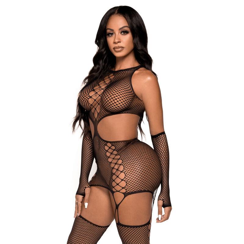 HALTER DRESS S RUKAVICAMA JEDNA VELIČINA