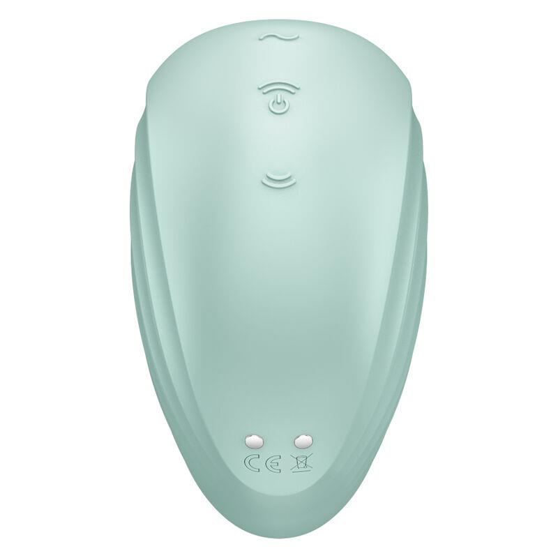 PEARL DIVER AIR PULSE STIMULATOR & VIBRATOR GREEN
