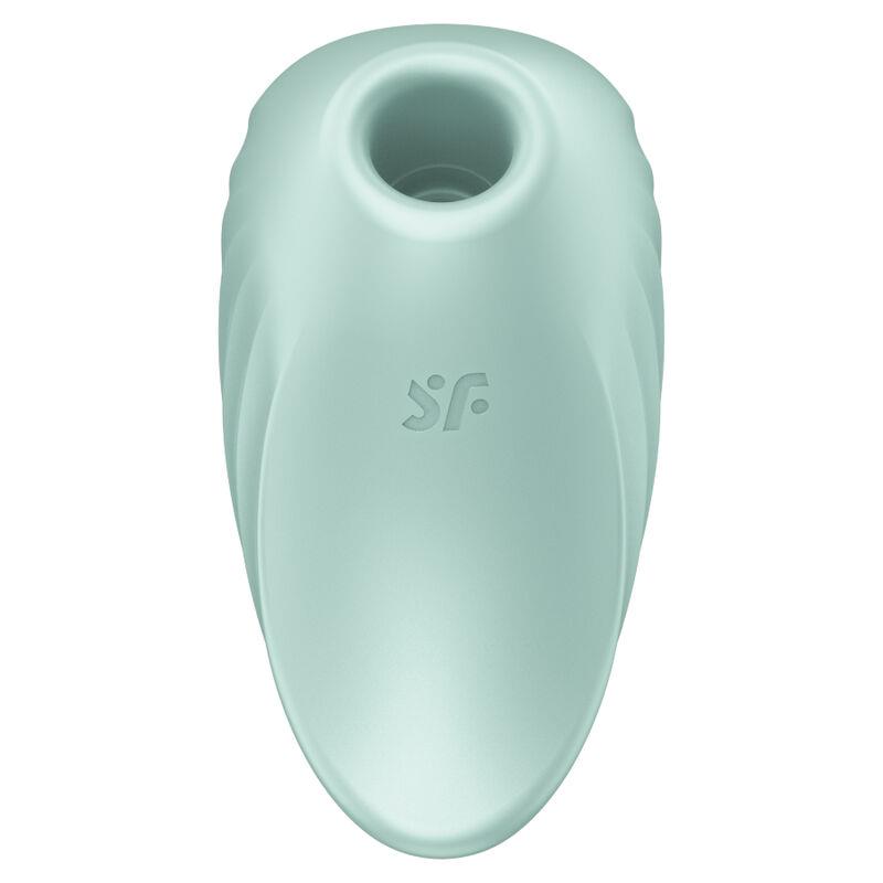 PEARL DIVER AIR PULSE STIMULATOR & VIBRATOR GREEN