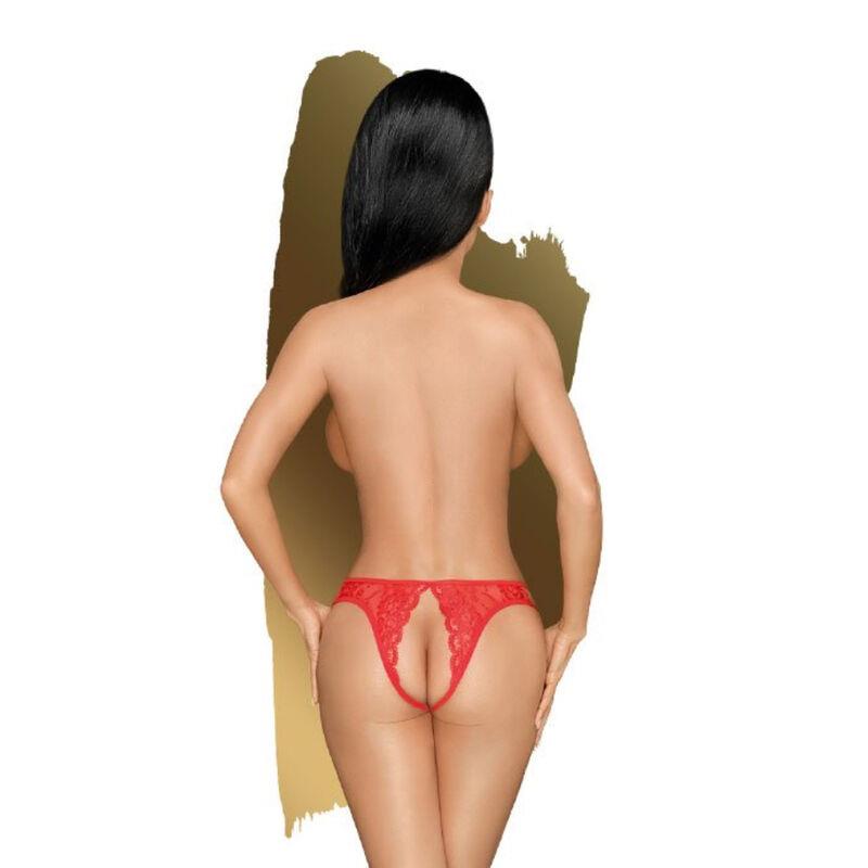 NAUGHTY VALENTINE THONG BLACK S/M