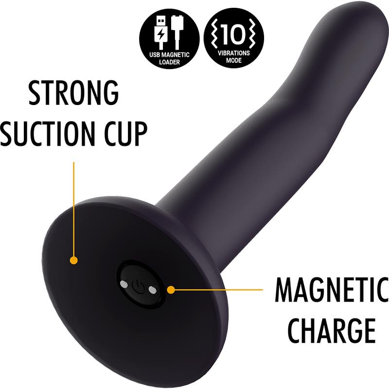 DUMAN MYSTIC DILDO M - VIBRATOR COMPATIBLE WITH WATCHME WIRELESS TECHNOLOGY