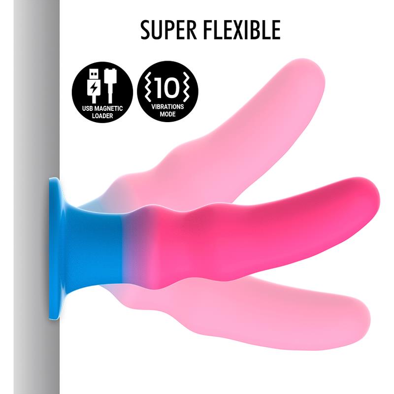 KUNO UTOPIA DILDO M - VIBRATOR KOMPATIBILEN Z WATCHME BREZŽIČNO TEHNOLOGIJO