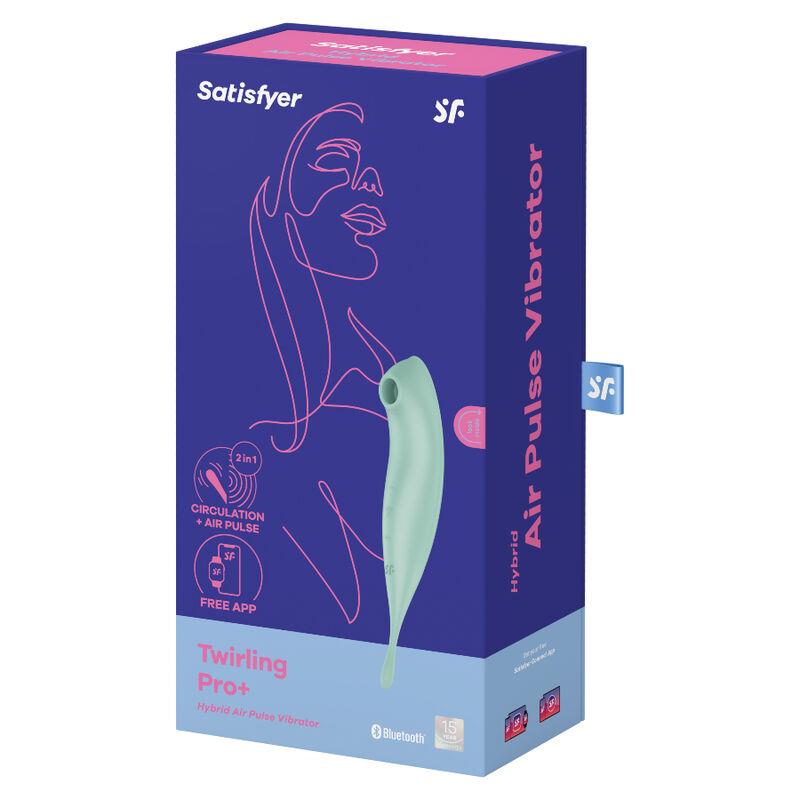 TWIRLING PRO+ AIR PULSE STIMULATOR & VIBRATOR APLIKACIJA CRVENA