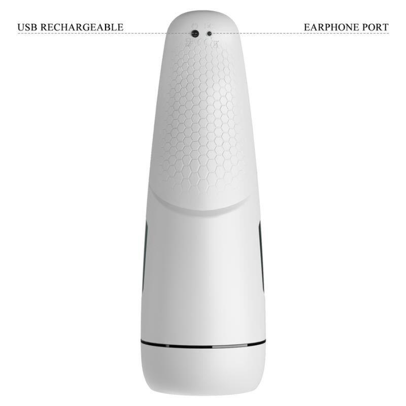 MARISSA MALE MASTURBATOR VIBRATION, HEAT, VOICE AND STIMULATING WAVES