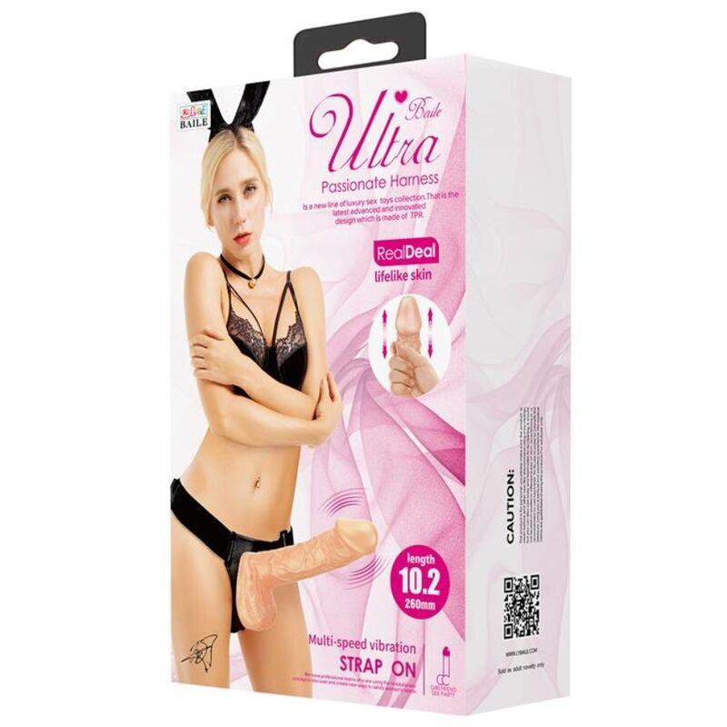 ULTRA PASSIONATE HARNESS 26 CM NATURAL