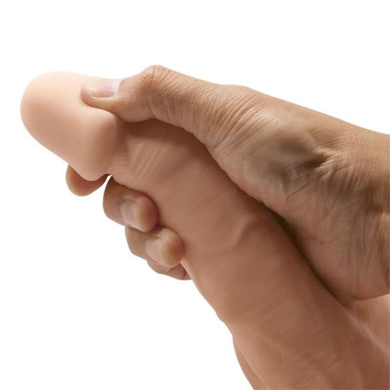 BEAUTIFUL ENCOUNTER BAHAMUT FLEXIBLE REALISTIC DILDO 21.8 CM NATURAL