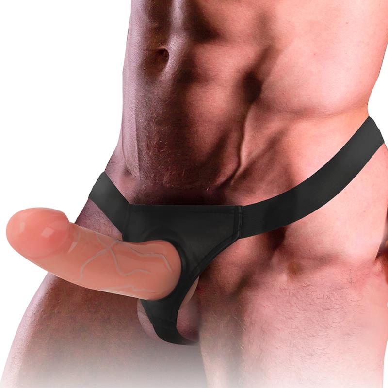 HOLLOW HARNESS Z DILDOM 16 X 3 CM