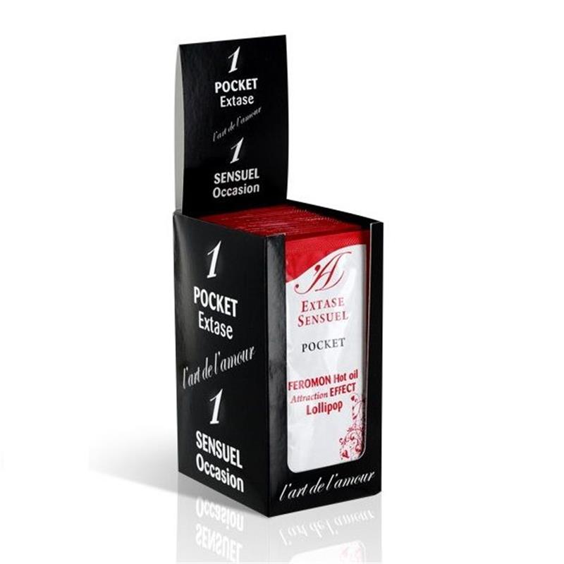ULJE ZA MASAŽU S EFEKTOM TOPLINE FEROMONI LOLLIPOP 10 ML