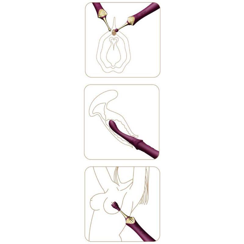 BESS 2 CLITORAL MASSAGER PURPLE