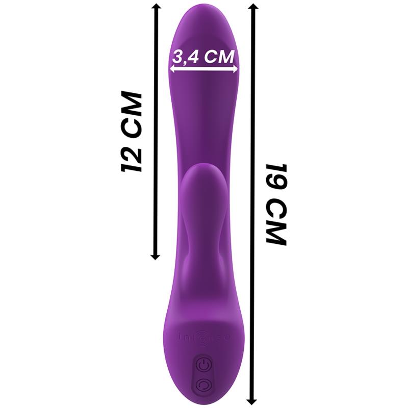 LUIGI RABBIT VIBRATOR LIQUID SILICONE PURPLE