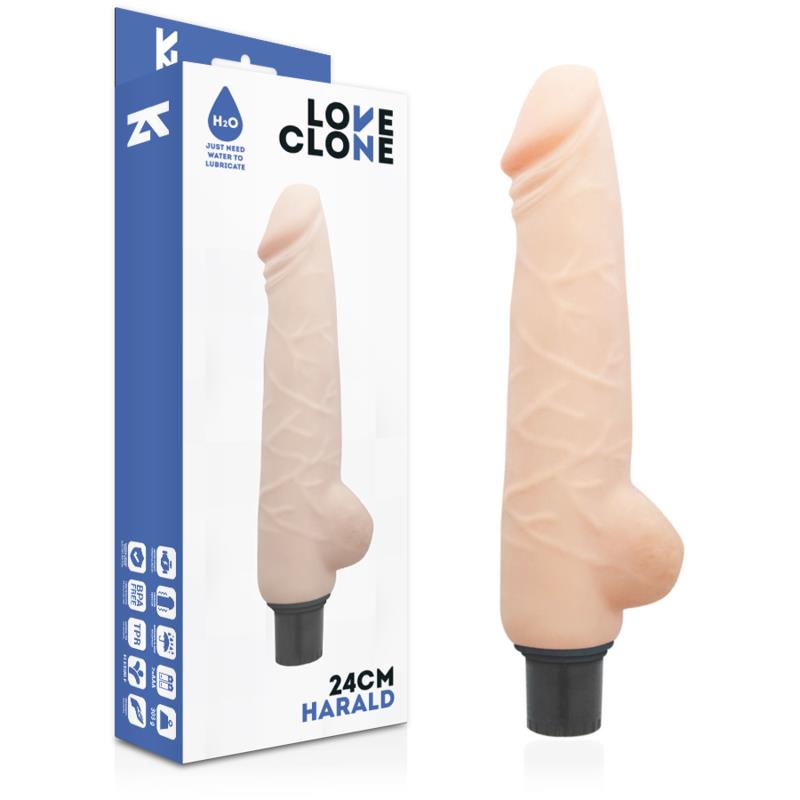 HARALD VIBRATOR S SAMOPODMAZIVANJEM 24 CM -O- 4 CM
