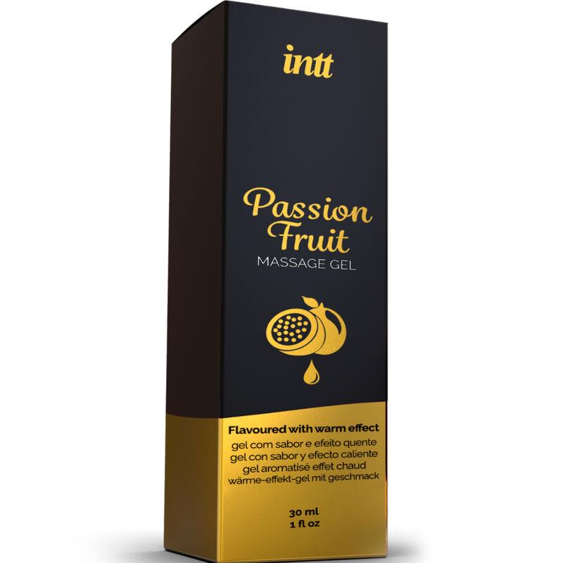 PASSION FRUIT FLAVORED MASSAGE GEL WITH HEAT EFFECT