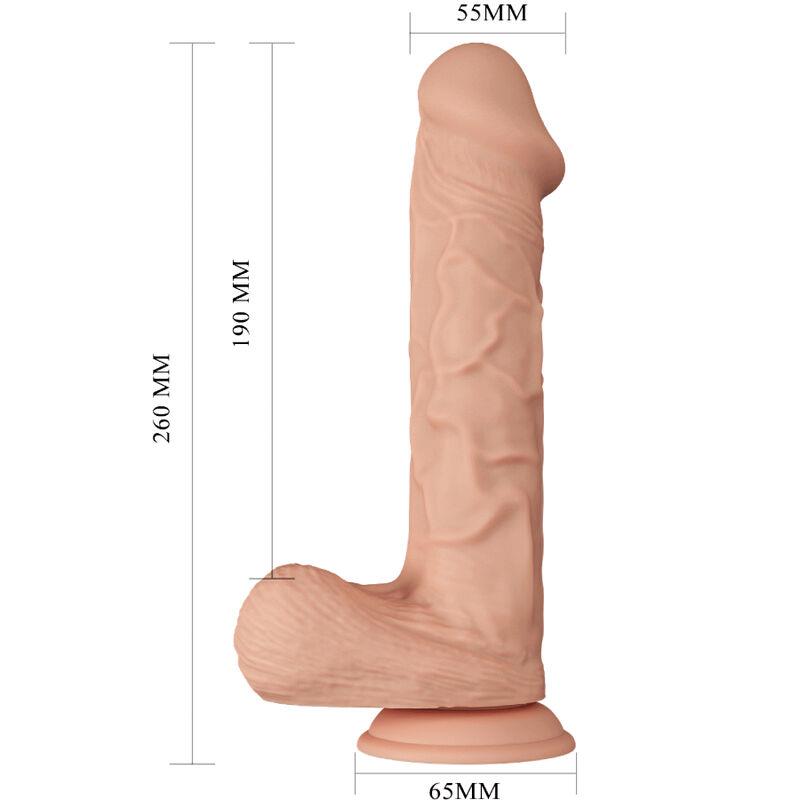 BEAUTIFUL ENCOUNTER BERGRISI FLEXIBLE REALISTIC DILDO 26 CM NATURAL